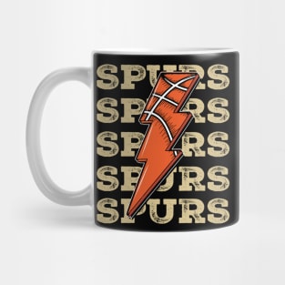 Funny Sports Spurs Proud Name Basketball Classic Mug